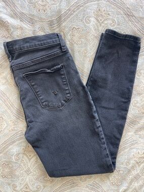 Hudson Women's Faded Black Skinny Jeans